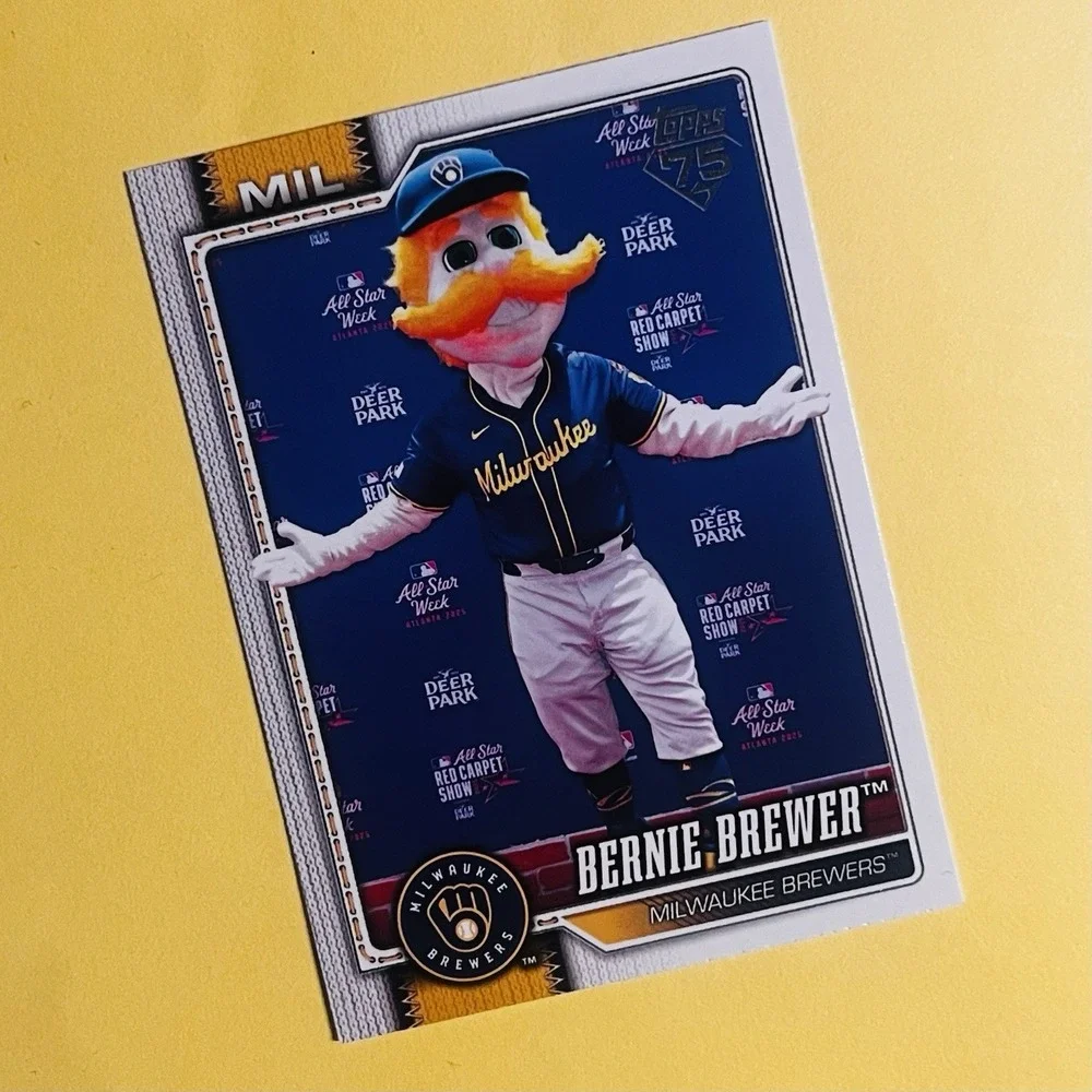 2026 Topps Series 1 Celebration‎ Bernie Brewer Mascot M-5 Milwaukee Brewers
